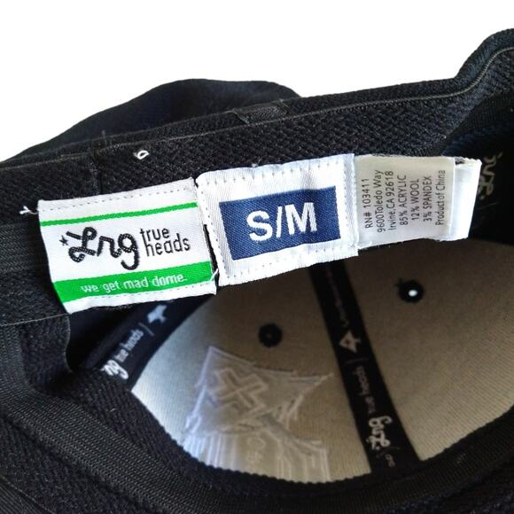 LRG Fitted Black Wool Blend Hat size S/M - Picture 4 of 5